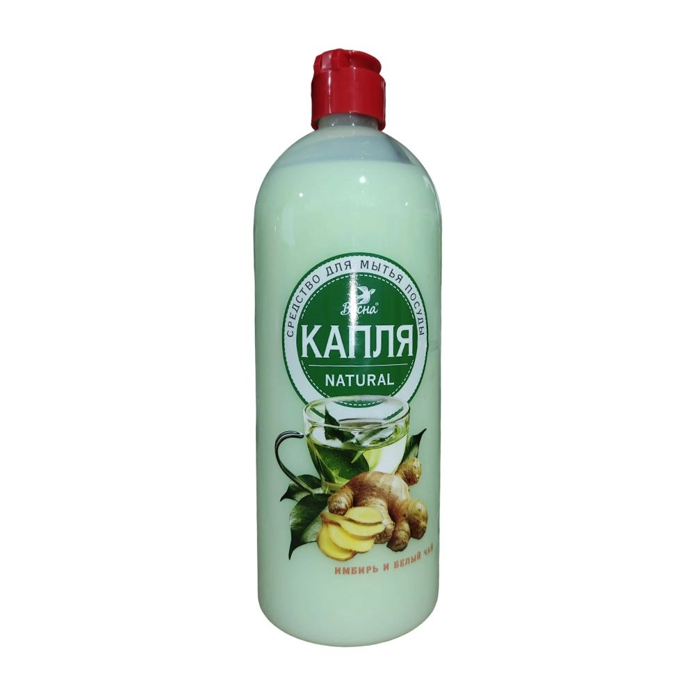Средство моющ. д/посуды "Капля" Natural 850мл имбирь и белый чай /8