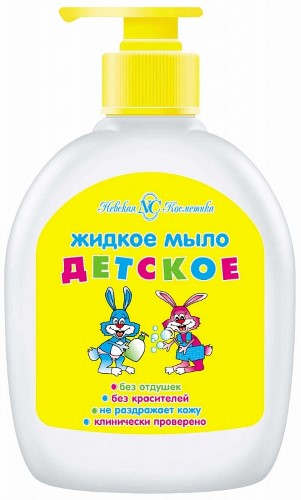 Мыло жидкое "Детское" 0,3л детск. (Невск.косм.) (дозат.) /24